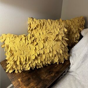 Golden/Yellow Throw Pillows